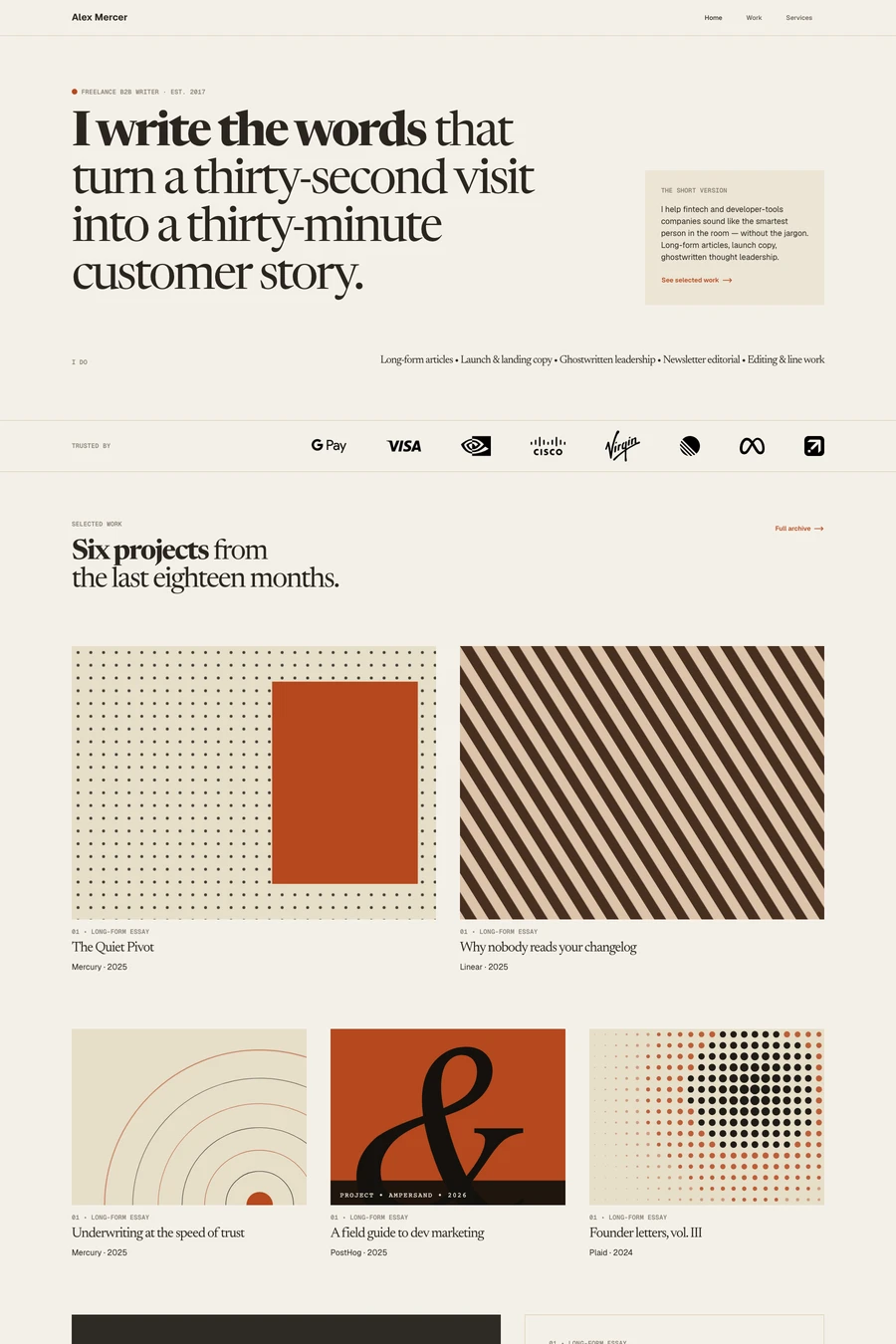 Booked website template