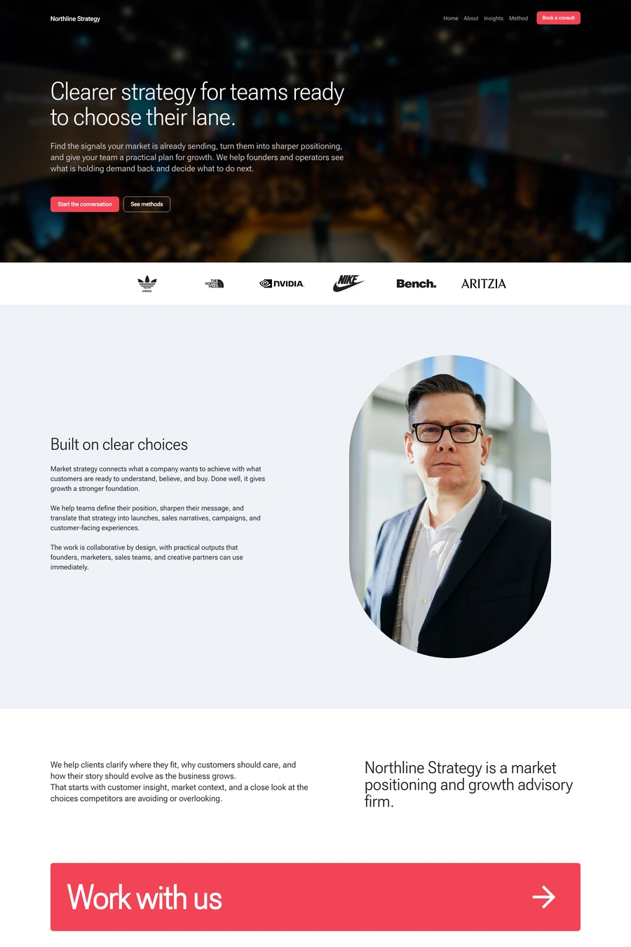 Clarity website template
