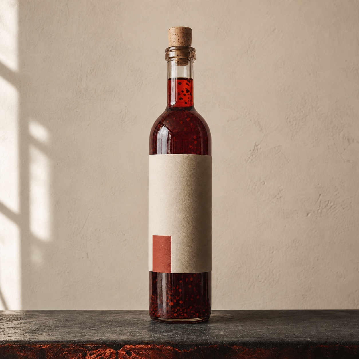 Bottle of Ember & Ash smoked chilli oil