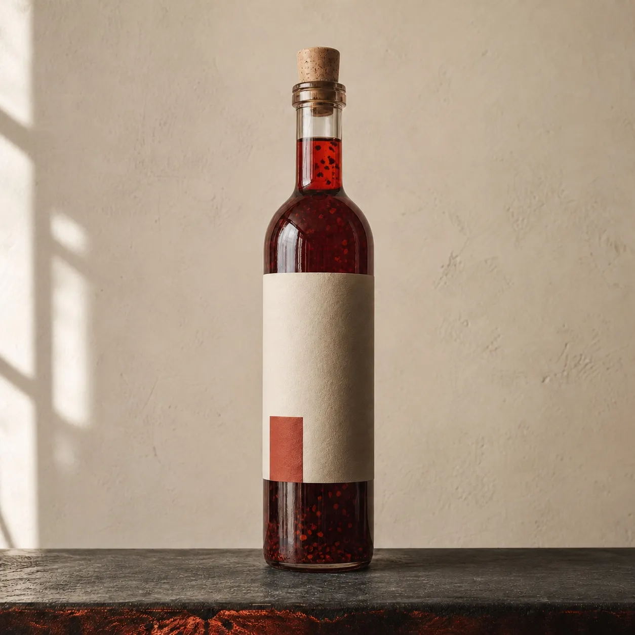 Bottle of Ember & Ash smoked chilli oil