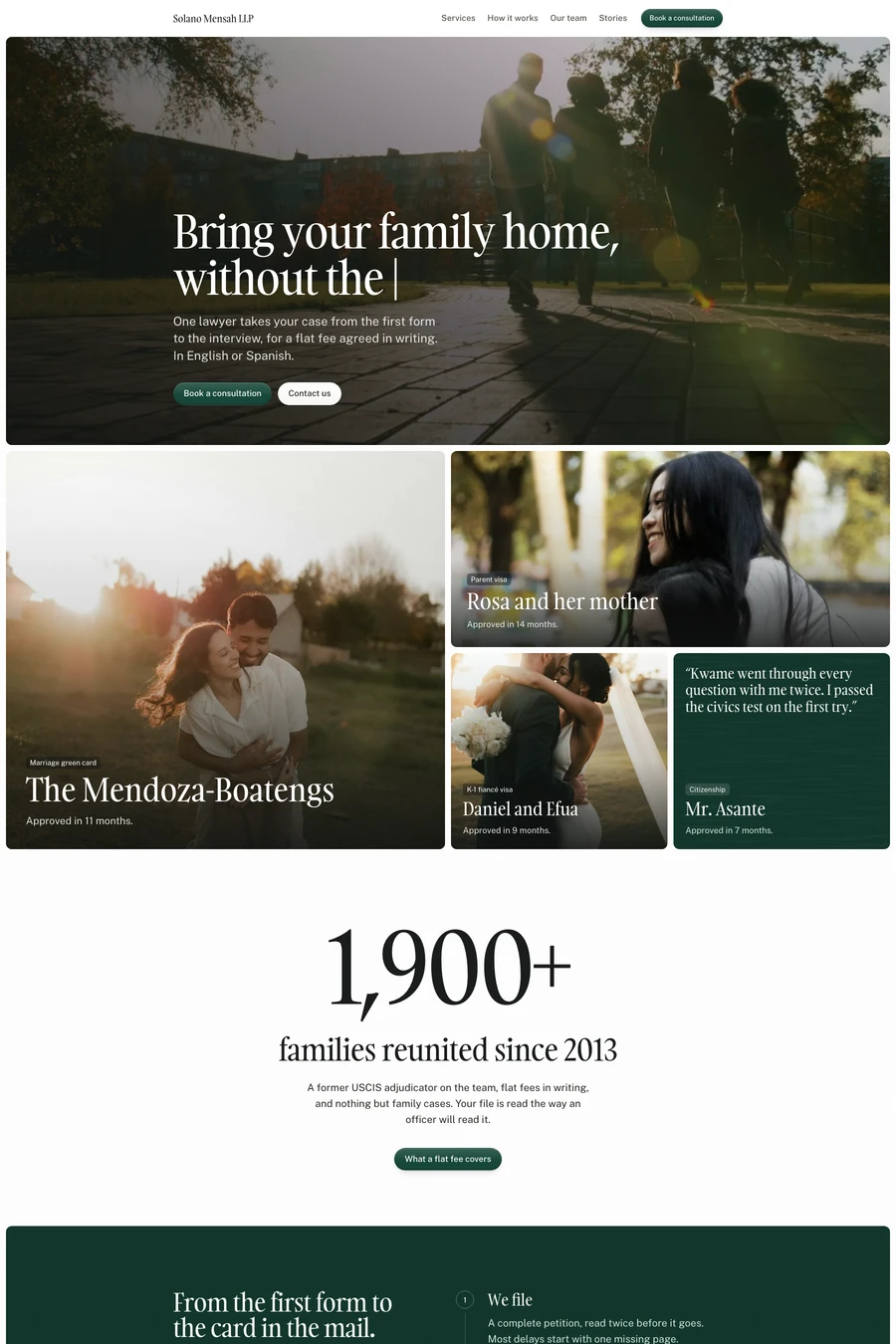 Kindred website template