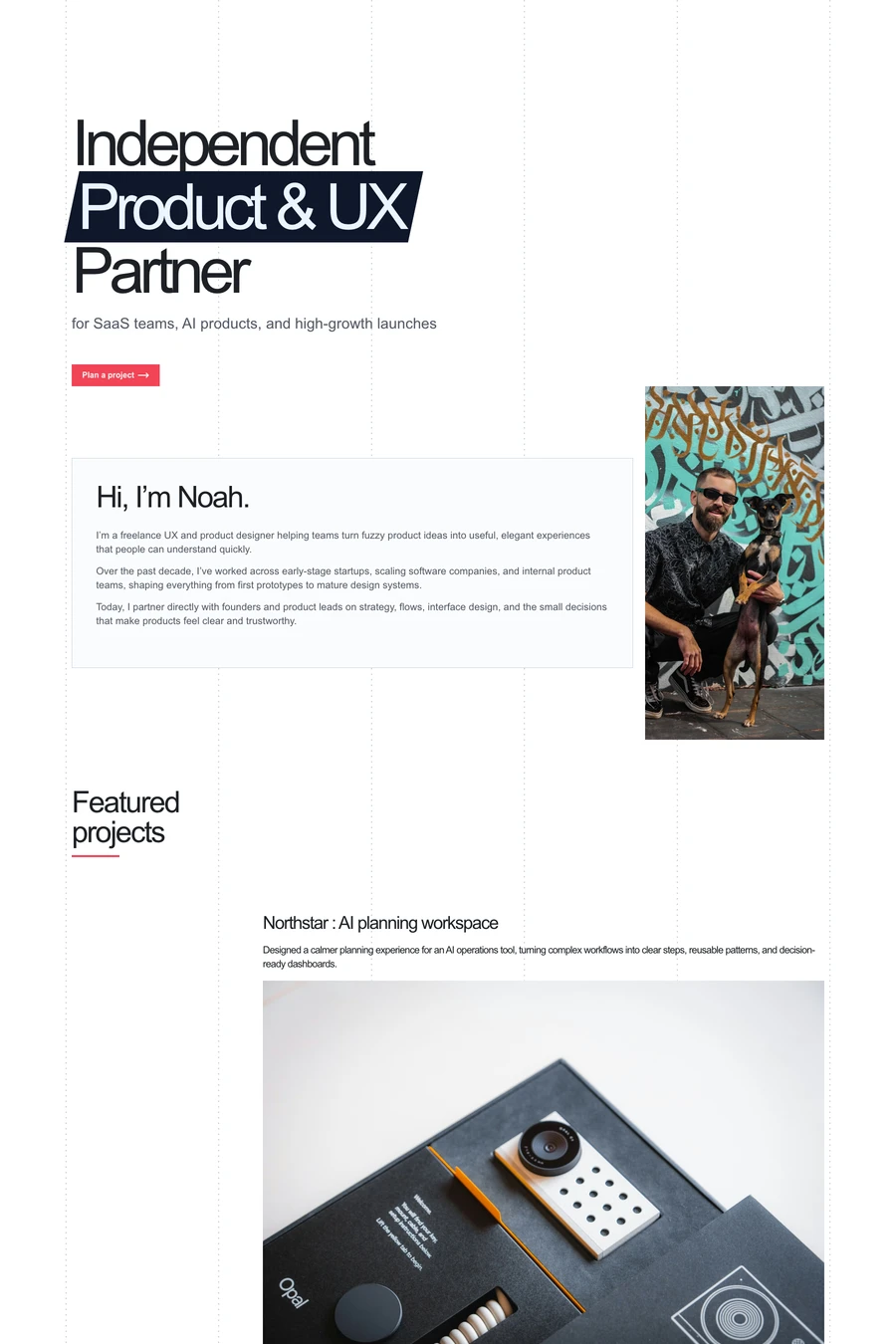 Lume website template