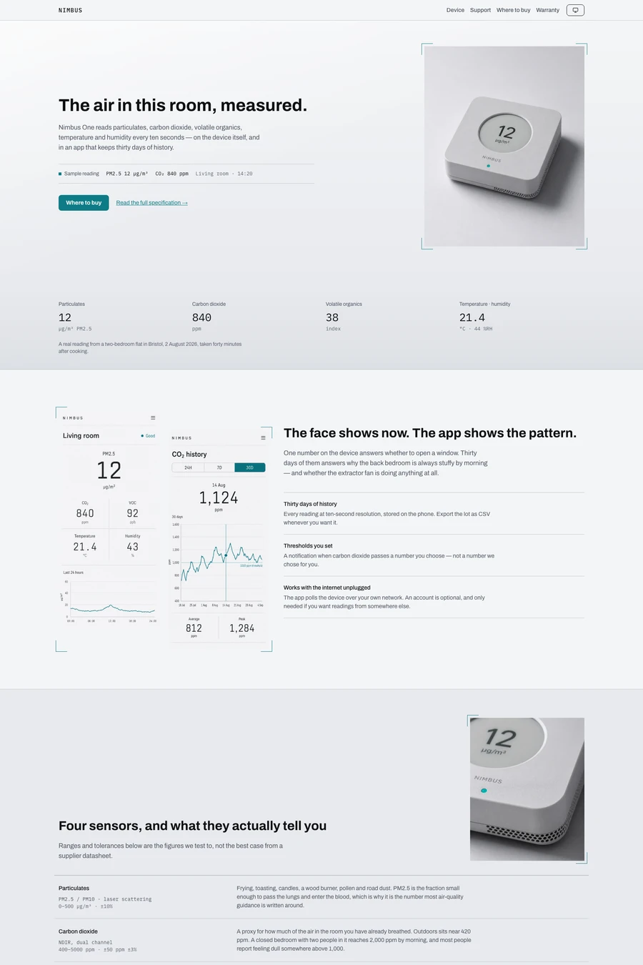 Nimbus website template