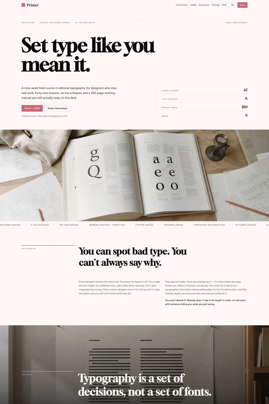 Primer website template