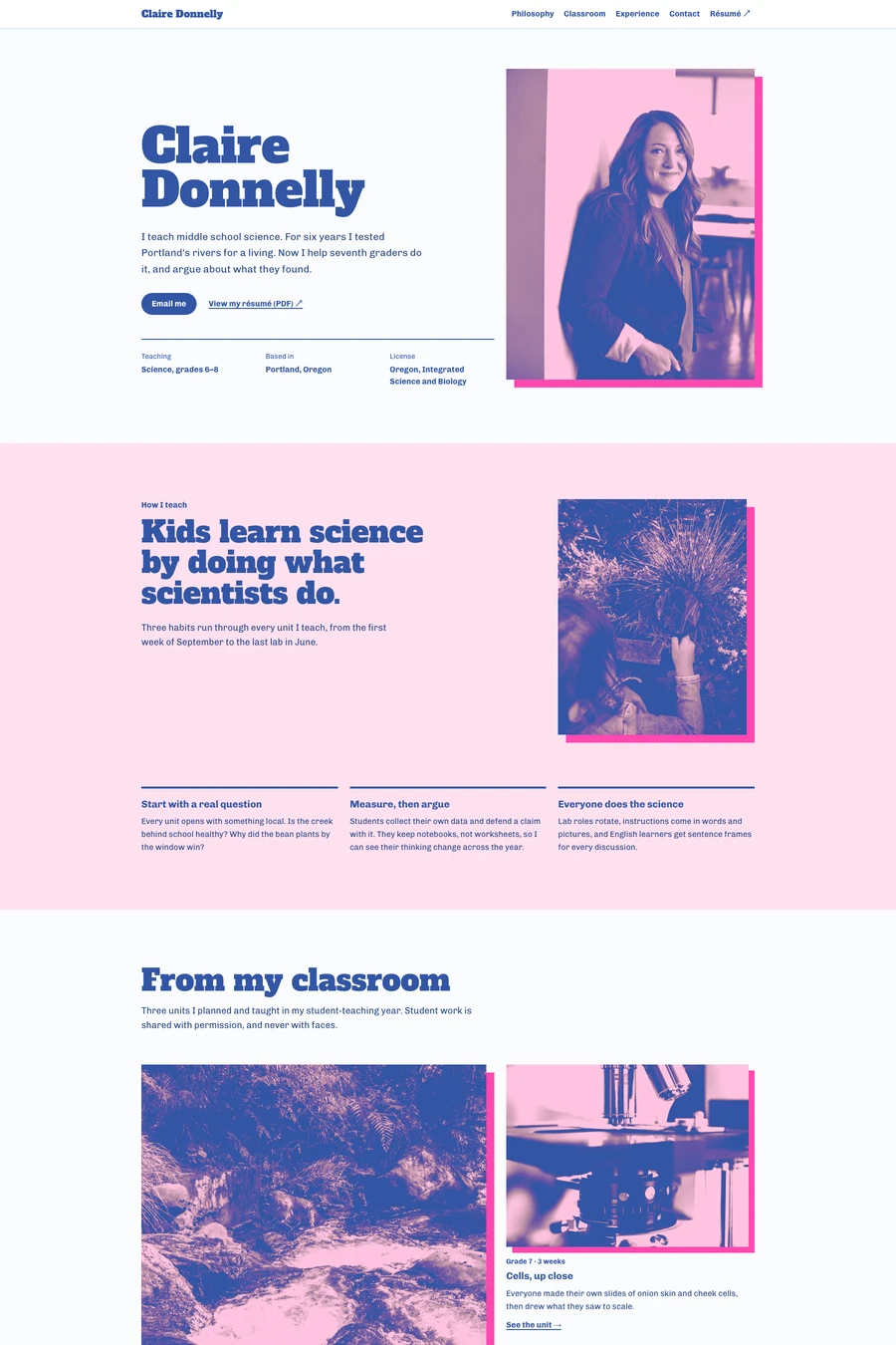 Recess website template